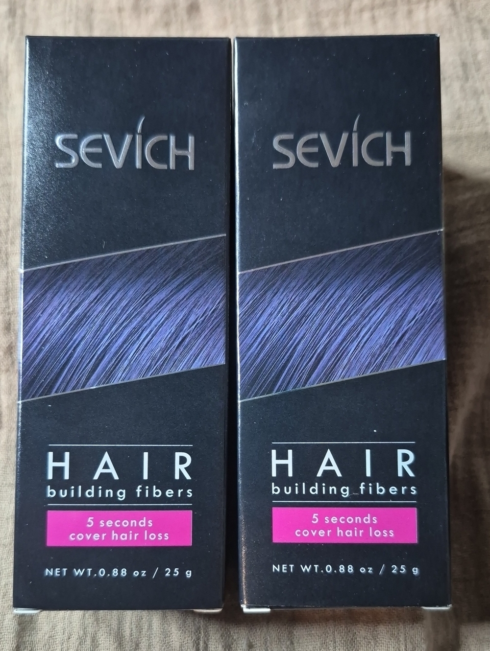 2 Sevich Hair Building Fibers 25g — Light Blonde | Instant Thicker & Fuller Hair